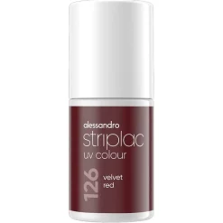 Outlet Striplac UV Colour 126 Velvet Red Nagellak Gellak|Nagellak