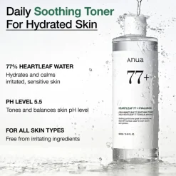 Heartleaf 77% Soothing Toner Korean Skincare|Gezichtsreiniging