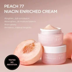 Clearance Peach 77 Niacin Enriched Cream Korean Skincare|Dagcreme