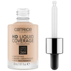 New HD 030 Sand Beige Liquid Coverage Foundation Foundation
