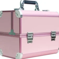 Hot Opvouwbare Cosmetica Koffer 5 Opbergvakken Beauty Case Make-Up Koffers