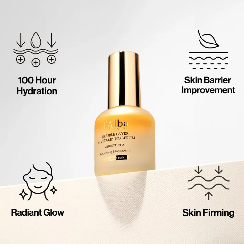 Clearance White Truffle Double Layer Revitalizing Serum Korean Skincare|Serum