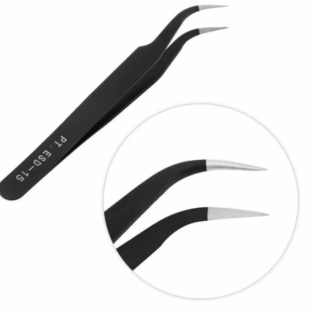 Clearance Black Tweezer - Wimperpincet ESD Pincetten
