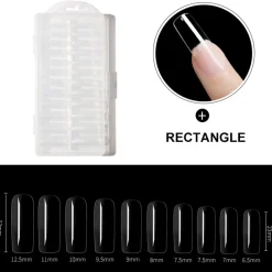 Nageltips Rectangle Nagelverzorging