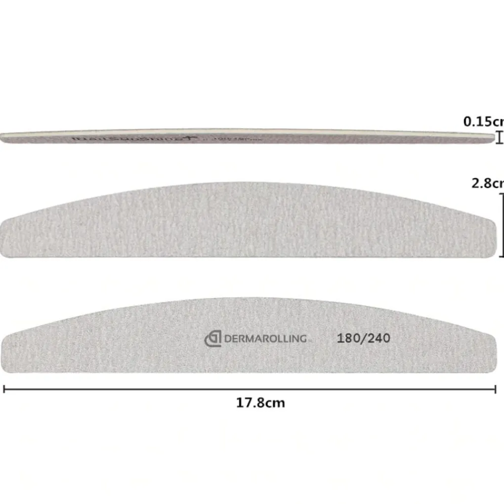 Sale Professionele Nagelvijl Halve Maan Grit 180/240 Nagelverzorging