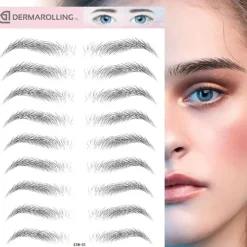Online Semi-Permanente Waterproof Wenkbrauw Tattoo Sticker Wenkbrauw Make-Up