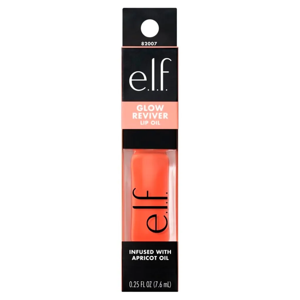 Discount e.l.f. Glow Reviver Coral Fixation Lip Oil Lipmake-Up