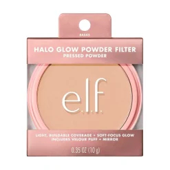 New e.l.f. Halo Glow Powder Filter Light Neutral Pressed Powder Highlighter|Gezichtspoeder