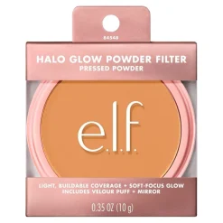 New e.l.f. Halo Glow Powder Filter Medium Warm Pressed Powder Highlighter|Gezichtspoeder