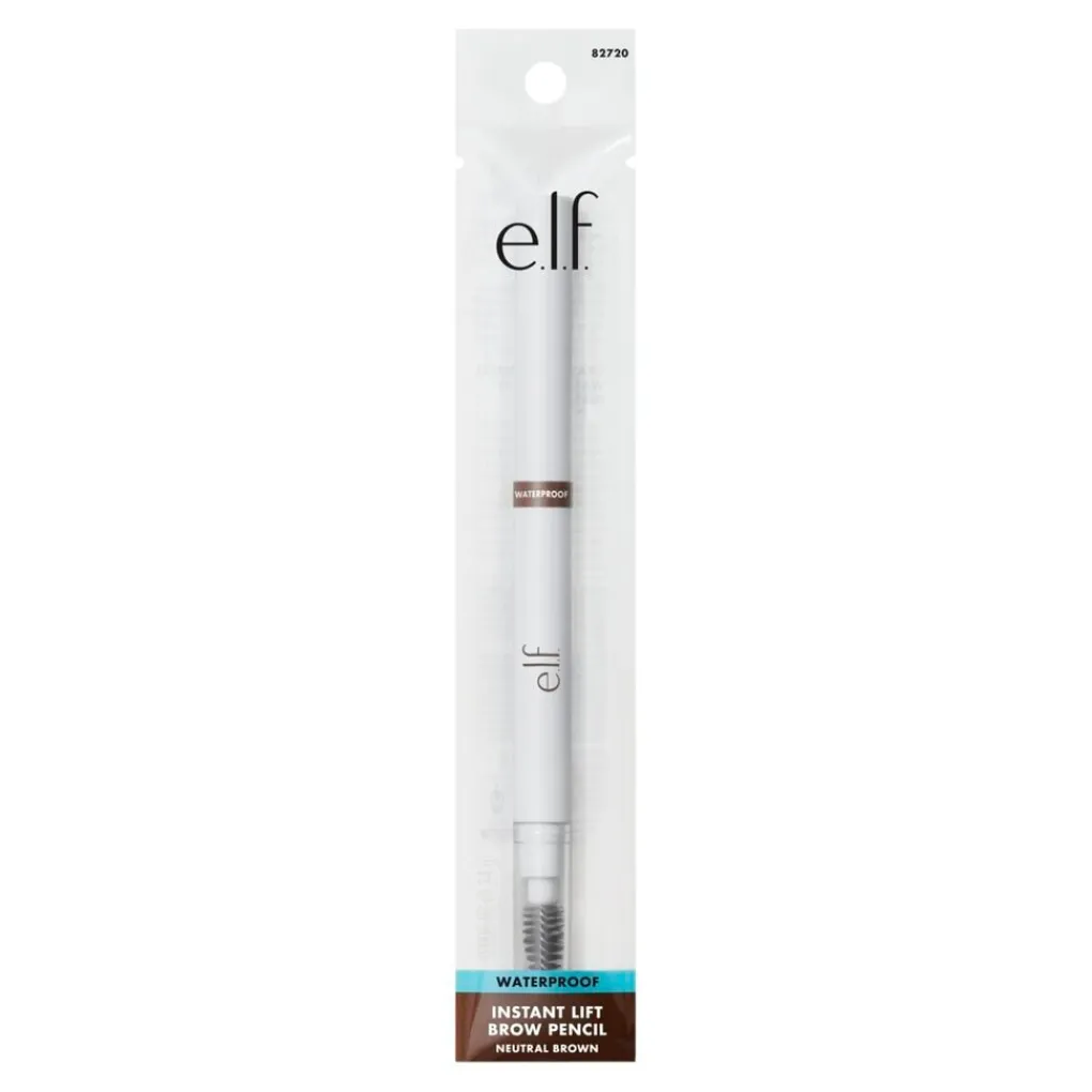 Outlet e.l.f. Waterproof Natural Brown Instant Lift Brow Pencil Make-Up Kwasten|Wenkbrauw Make-Up