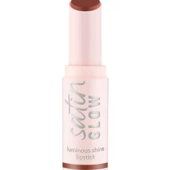 New Satin Glow 06 Deja-Brew Luminous Shine Lipstick Lipmake-Up