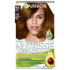 Outlet Garnier Ultra Crème 4.3 Goudbruin Permanente Haarkleuring Haarverf
