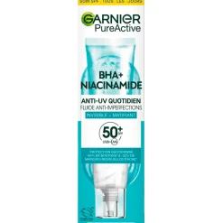 Hot Garnier PureActive BHA+ Niacinamide SPF50+ Anti-Imperfections Fluid Dagcreme
