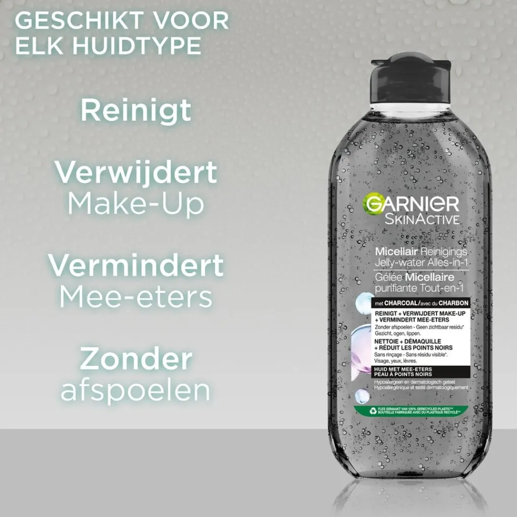 Online Garnier SkinActive Alles-in-1 Micellair Reinigend Jelly-water met Charcoal Gezichtsreiniging