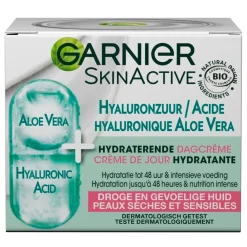 Sale Garnier SkinActive Hyaluronzuur en Aloë Vera Hydraterende Dagcrème Dagcreme