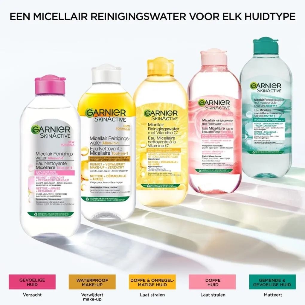 Online Garnier SkinActive Micellair Reinigingswater voor Langhoudende en Waterproof Make-Up Gezichtsreiniging