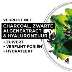 Outlet Garnier SkinActive Pure Charcoal Tissuemasker Gezichtsmaskers