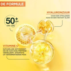 Clearance Garnier Vitamine C SPF50+ Invisible Anti-Pigmentvlekken Daily UV Fluid Dagcreme