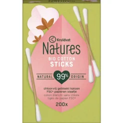 Clearance Kruidvat Bio Wattenstaafjes Wattenschijfjes En Staafjes