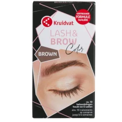 Online Lash & Brow Color Brown Wimper- en Wenkbrauwverf Wenkbrauw Make-Up