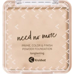 New Need No More 020 Light Sand Prime, Color & Finish Powder Foundation Gezichtspoeder