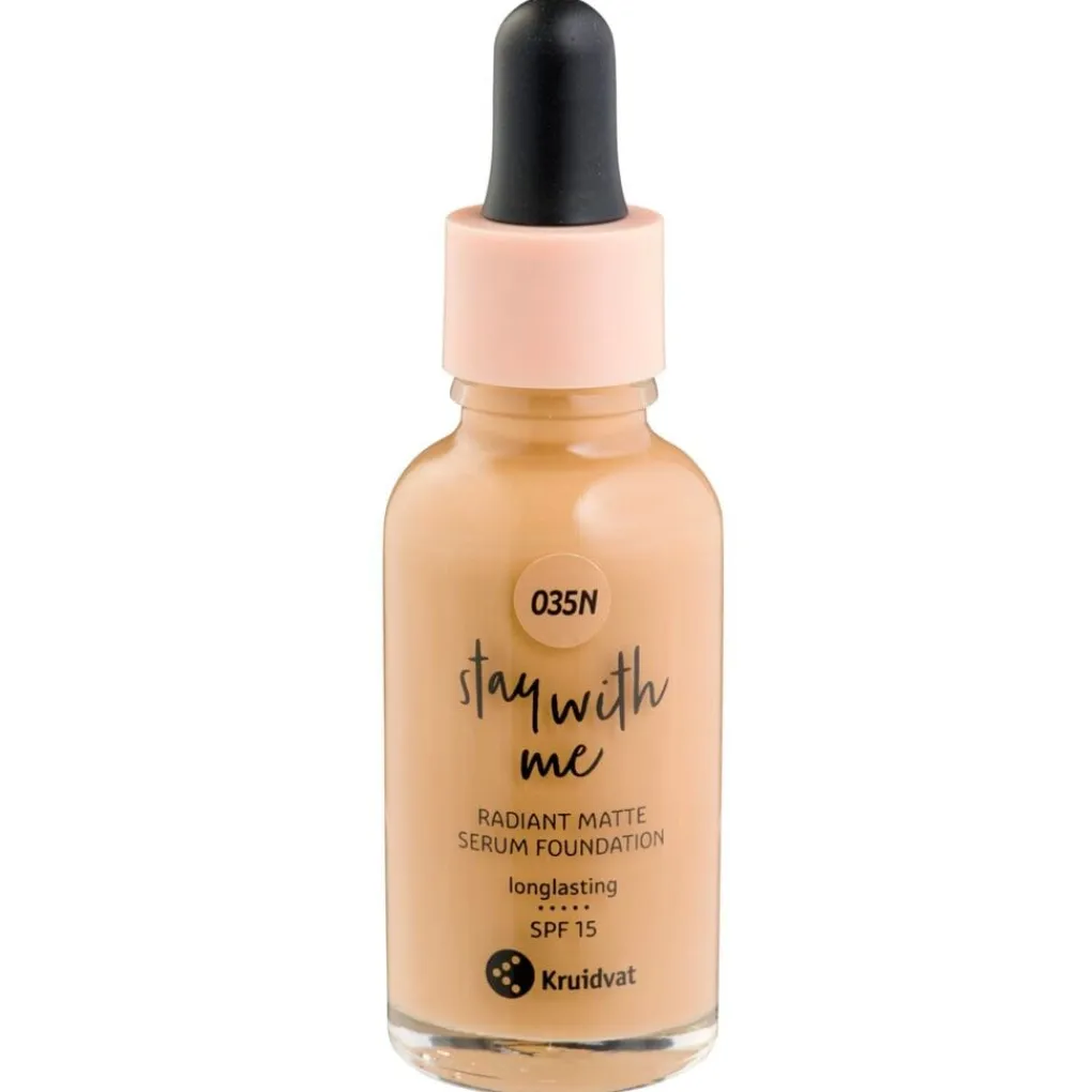 New Stay With Me 035N Medium Olive Radiant Matte Serum Foundation Foundation