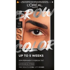 Outlet L'Oréal Paris 1.0 Black Brow Color Wenkbrauwverf Wenkbrauw Make-Up