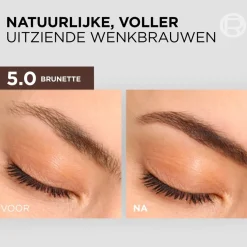 New L'Oréal Paris 5.0 Brunette Brow Color Wenkbrauwverf Wenkbrauw Make-Up
