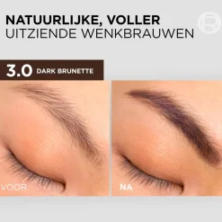 Best L'Oréal Paris 3.0 Dark Brunette Brow Color Wenkbrauwverf Wenkbrauw Make-Up