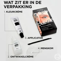 Best L'Oréal Paris 3.0 Dark Brunette Brow Color Wenkbrauwverf Wenkbrauw Make-Up