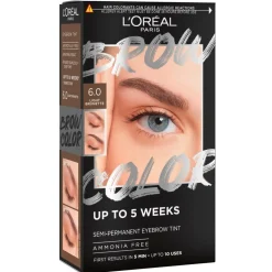 New L'Oréal Paris 6.0 Light Brunette Brow Color Wenkbrauwverf Wenkbrauw Make-Up