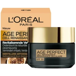 Outlet L'Oréal Paris Age Perfect Cell Renaissance Revitaliserende Verzorging Dagcrème SPF30 Dagcreme