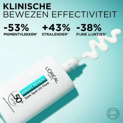 Hot L'Oréal Paris Bright Reveal Dark Spot SPF50+ UV Fluid Moisturizer Dagcreme