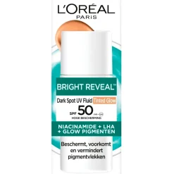 New L'Oréal Paris Bright Reveal Dark Spot SPF50+ Tinted Glow UV Fluid Dagcreme