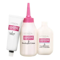 Hot L'Oréal Paris Créme Gloss 200 Intens Zwart Semi-Permanente Haarkleuring Haarverf