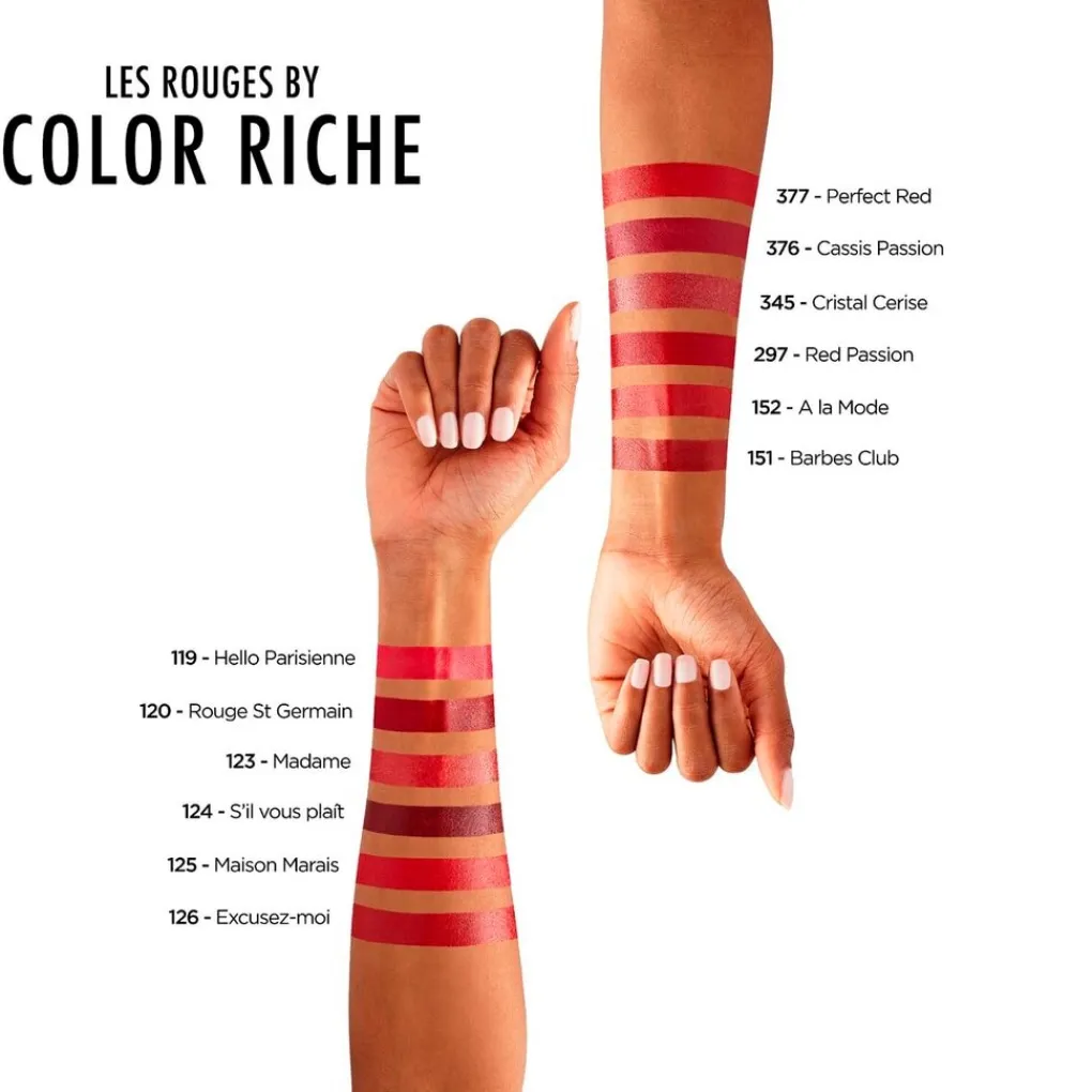 Sale L’Oréal Paris Color Riche 345 Cristal Cerise Satin Lippenstift Lipmake-Up