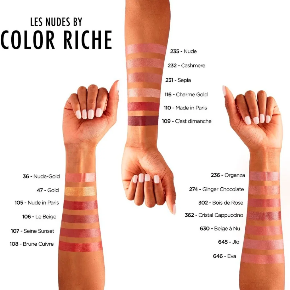 Outlet L'Oréal Paris Color Riche 108 Brun Cuivré Satin Lippenstift Lipmake-Up