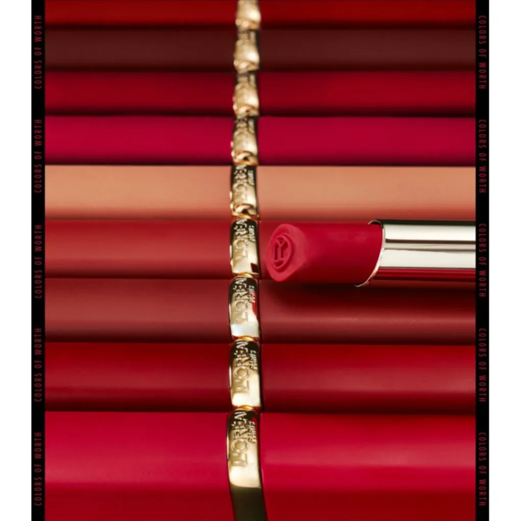 Clearance L'Oréal Paris Color Riche 100 Pink Worth It Intense Volume Matte Lippenstift Lipmake-Up