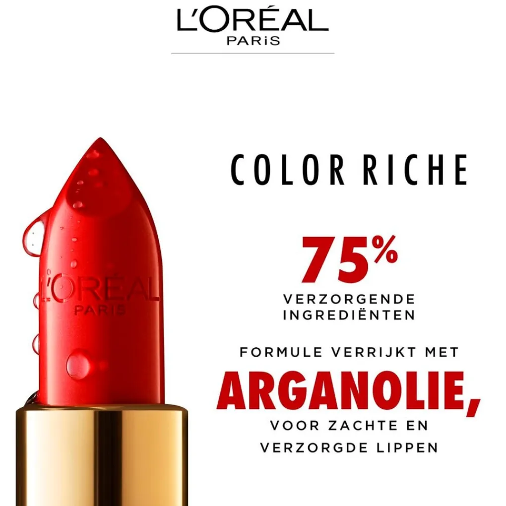 L'Oréal Paris Color Riche 163 Orange Magique Satin Lippenstift Lipmake-Up