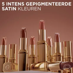 L'Oréal Paris Color Riche Nude Intense 635 Worth It Medium Satin Lippenstift Lipmake-Up