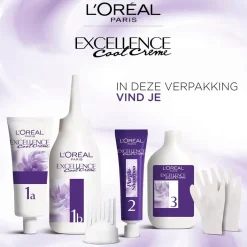 Clearance L'Oréal Paris Cool Crème 8.11 Ultra Licht Asblond Permanente Haarkleuring Haarverf