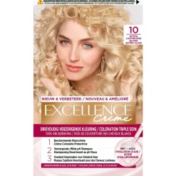 Hot L'Oréal Paris Crème 10 Extra Lichtblond Permanente Haarverf Haarverf