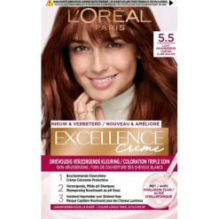 Sale L'Oréal Paris Crème 5.5 Licht Mahonie Bruin Permanente Haarverf Haarverf