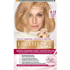 L'Oréal Paris Crème 8.13 Licht Beige Blond Permanente Haarkleuring Haarverf