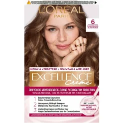 Discount L'Oréal Paris Crème 6 Donkerblond Permanente Haarverf Haarverf