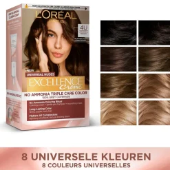 New L’Oréal Paris Universal 4U Nudes Middenbruin Permanente Haarverf Haarverf