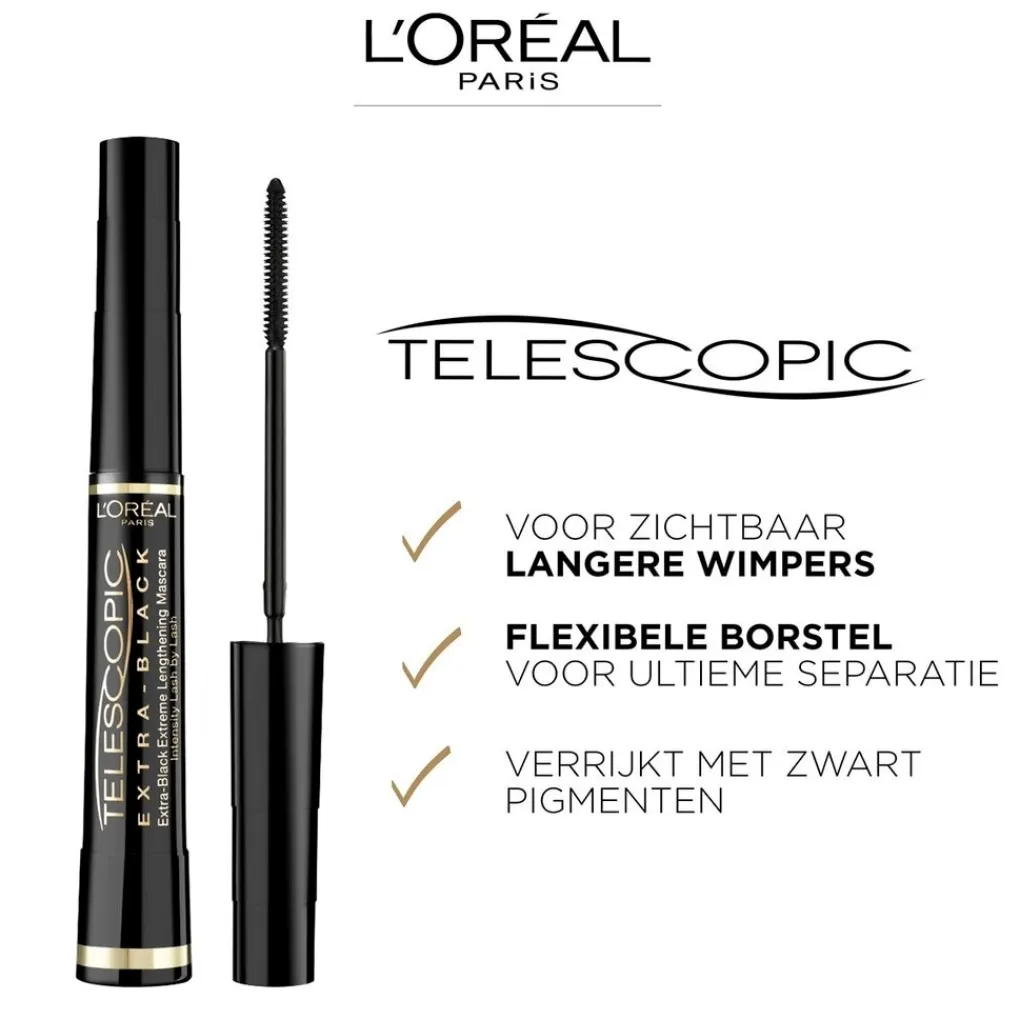 Clearance L'Oréal Paris False Lash Telescopic Carbon Black Mascara Mascara
