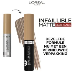 Online L'Oréal Paris Infaillible Brows 24H 108 Dark Brunette Waterproof Wenkbrauwmascara Wenkbrauw Make-Up