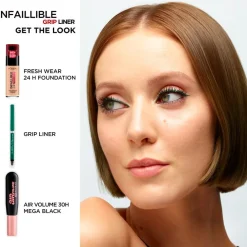 New L'Oréal Paris Infaillible 36H Grip Gel Automatic Intense Black Eyeliner Eyeliner