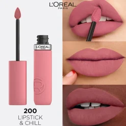 L'Oréal Paris Infaillible Matte Resistance 200 Lipstick & Chill Lipstick Lipmake-Up